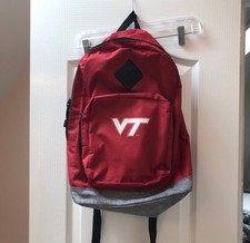 Virginia Tech Hokies Backpack small internal flaw 
