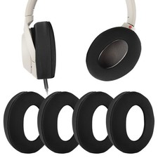 Geekria 2 Pairs Washable Headphone Covers M / Black