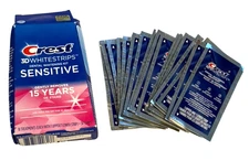 Sensitive Crest 3D Whitestrips - 17 of 18 Treatments (34 Strips) Ex: 12/26