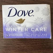 Dove Winter Care Beauty Bar Soap 4 oz Moisturizing Cream Limited Edition