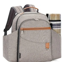 NWOT, Happy picnic Picnic Backpack for 4 Persons Picnic Set with Insulated