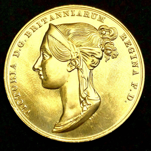 M009 Old Coin European Gold Coin United Kingdom Queen Victoria Crown