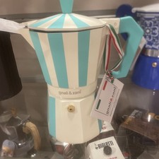 Gnali & Zani 3 Cup Moka Pot Espresso Maker Stovetop Coffee Maker Percolator NEW