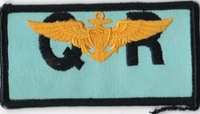 USN Pilot QR Nametag Wing Patch A-7