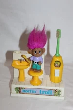 Vintage Norfin Troll Bathroom Electric Toothbrush Holder