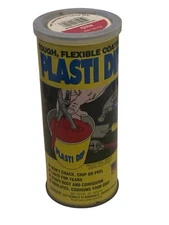 Vintage RED PLASTI DIP Plastic Multi Rubber Grip Coating Handle Tool Sealed