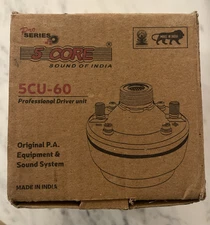 5 Core 2" Compression Driver 600W Titanium Diaphragm 16 Ohm 18 TPI – New 5CU-60