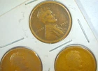 WORLD COIN SALE--1920 S UNITED STATES 3-PACK WHEATBACK PENNY COINS KM# 132