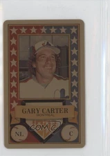1983 Perma-Graphics/Topps Credit Cards All-Stars Gold Gary Carter HOF 0w6