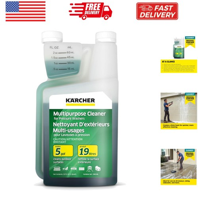 #ad Multi Purpose Pressure Washer Detergent Removes Dirt and Grime from Fences ... $19.79