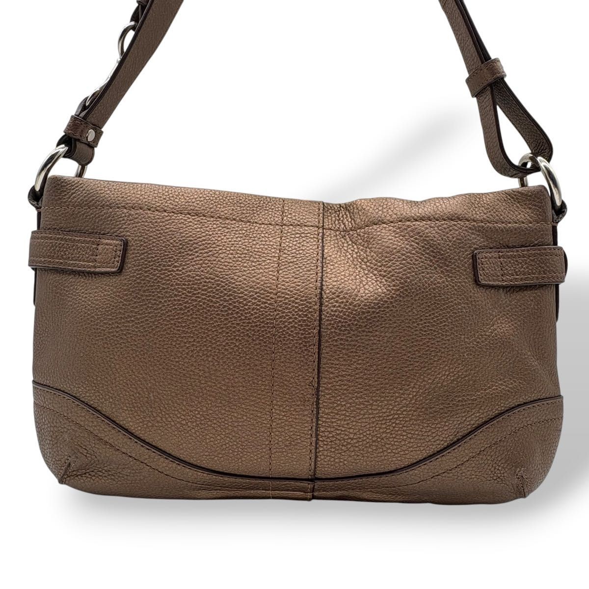 COACH hobo one-shoulder bag, shoulder bag, chain strap, Y2K style 