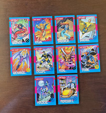Impel 1992 X-Men Marvel Trading Card Lot - 10 card lot 11 - 26 Psylocke Storm +