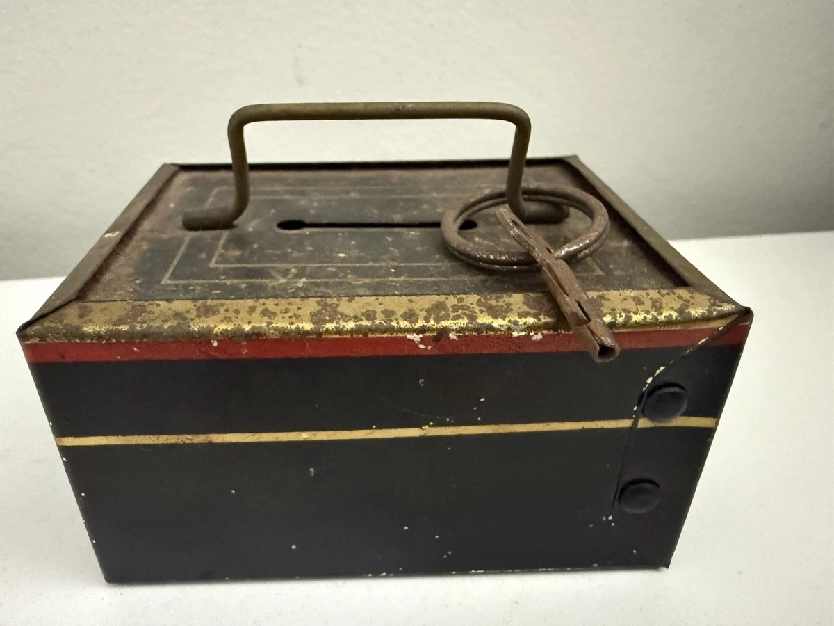 Metal Cash Box In other Collectible Still & Piggy Banks for sale