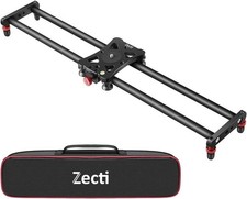 Camera Slider 24"/60 cm Adjustable Carbon Fiber Camera Dolly Track  Video