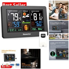 Comprehensive Weather Forecast Station with Color Display & Atomic Time Function