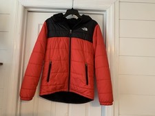 The North Face Boys Hooded Puffer Parka Jacket Coat Youth Large 14/16 Reversible
