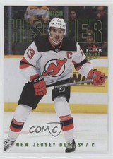 2021-22 Upper Deck Fleer Ultra Green Foil 8/25 Nico Hischier #101 0il7
