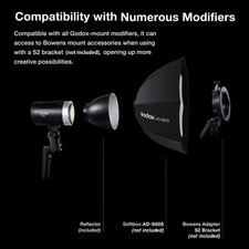 Godox ML60Bi LED Studio Photography Light 60W Bi-Color Temperature 2800-650 HCZV