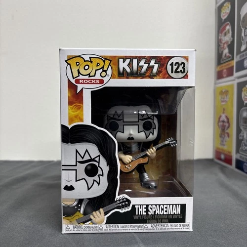 Near Mint+ Funko Pop! Rocks Vinyl: KISS The Spaceman #123 Vinyl Figure