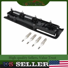 Ignition coils+ 4pcs Iridium Spark Plugs for 2003-2005 Cavalier L4 2.2L UF391