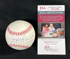 Francisco Liriano Minnesota Twins Signed & Inscribed MLB Baseball JSA COA