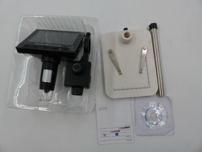 PORTABLE DIGITAL MICROSCOPE DM4 WITH SCREEN