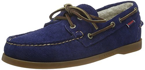 (TG. 44,5 EU) Sebago Docksides Shearling, Scarpe da Barca Uomo, Blu (Navy (c7i) (TG. EU) 44,5 EU) (TG. Sebago Docksides Shearling, Scarpe da Barca Uomo, Blu (Navy (c7i) e6b004