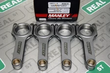 Manley Forged H Beam Rods Mazda Miata 323 Protege BP 1.8L with ARP2000 Rod Bolts