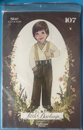 Little Darlings Kinder Hose Shirt Pullover Zauberwald 107 Gr. 1 2 3 UNC - Bild 1 von 2