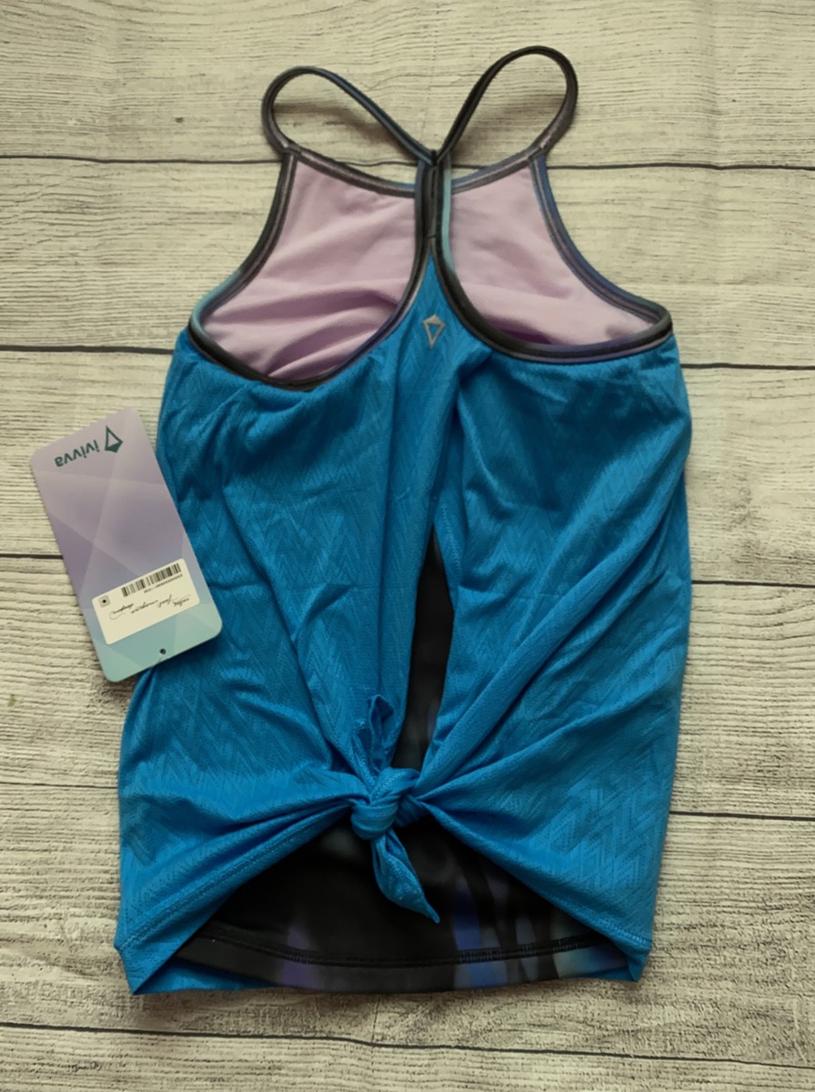 NWT Ivivva By Lululemon Twist And Tie Tank 7 KAYK/WISR | eBay