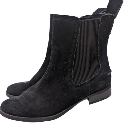 UGG Hillhurst Chelsea Boot Suede Leather Ankle Boots Flats