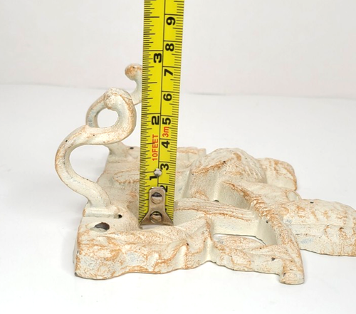 Cast Iron Birds On Branch Wall Hook Rack Key Hanger cottage core shabby chic - Picture 10 of 11