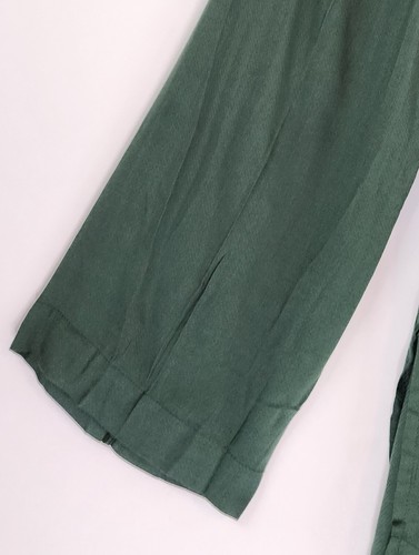Kori America Womens Shirt Small Green Boat neck 3/4 Sleeve Slit Side Blouse - Picture 9 of 16