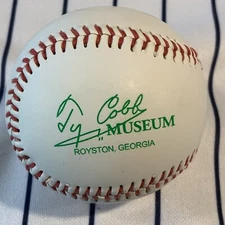 Ty Cobb Museum Royston Georgia Souvenir Promotional Baseball Ball
