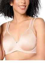 Breezies Signature Shine Unlined Underwire Support Bra Sunbeige