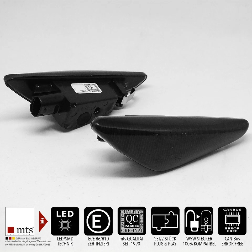 SCHWARZE LED Seitenblinker BMW X3 F25 X5 E70 X6 E71 E72 Alpina XD3 - Bild 4 von 4