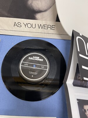 RARE Liam Gallagher As You Were WHITE VINYL 7