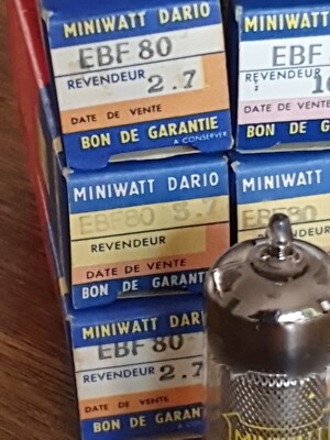 Tube NOS EBF80 Philips - Mini Watt, Neuf Jamais Utilisé - Lot 1 Pièce