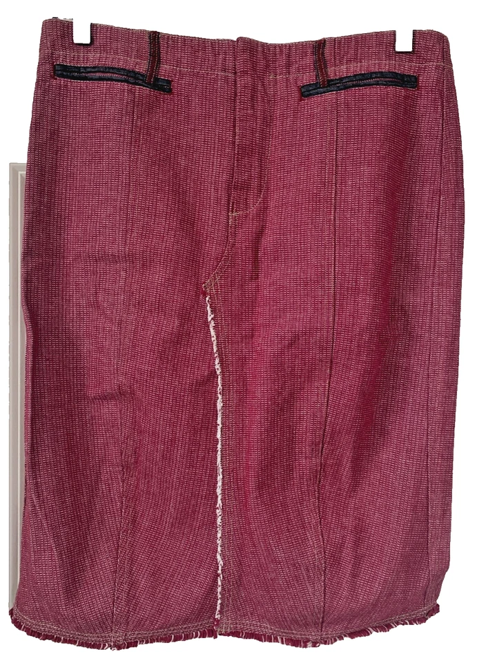 Винтажная хлопковая юбка 90-х годов Y2K Le Jean De Marithe Francois Girbaud размер 31 Франция - Изображение 2 из 4