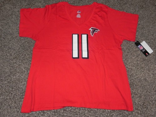 JULIO JONES ATLANTA FALCONS SHIRT/TEE WOMENS 2XL MAJESTIC TEAM APPAREL BRAND NEW - Picture 2 of 3