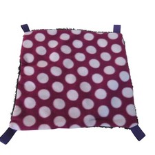 Flannel Handmade Ferret Hammock Hanging Bed for Small Pets Polka Dot NEW