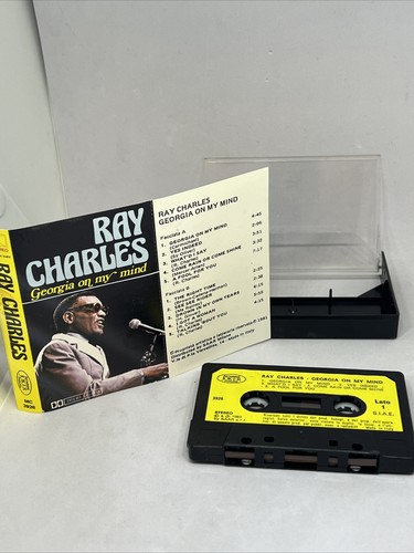 Ray Charles - Georgia on My Mind Cassette Tape - Italian Import - Tested - Picture 5 of 6