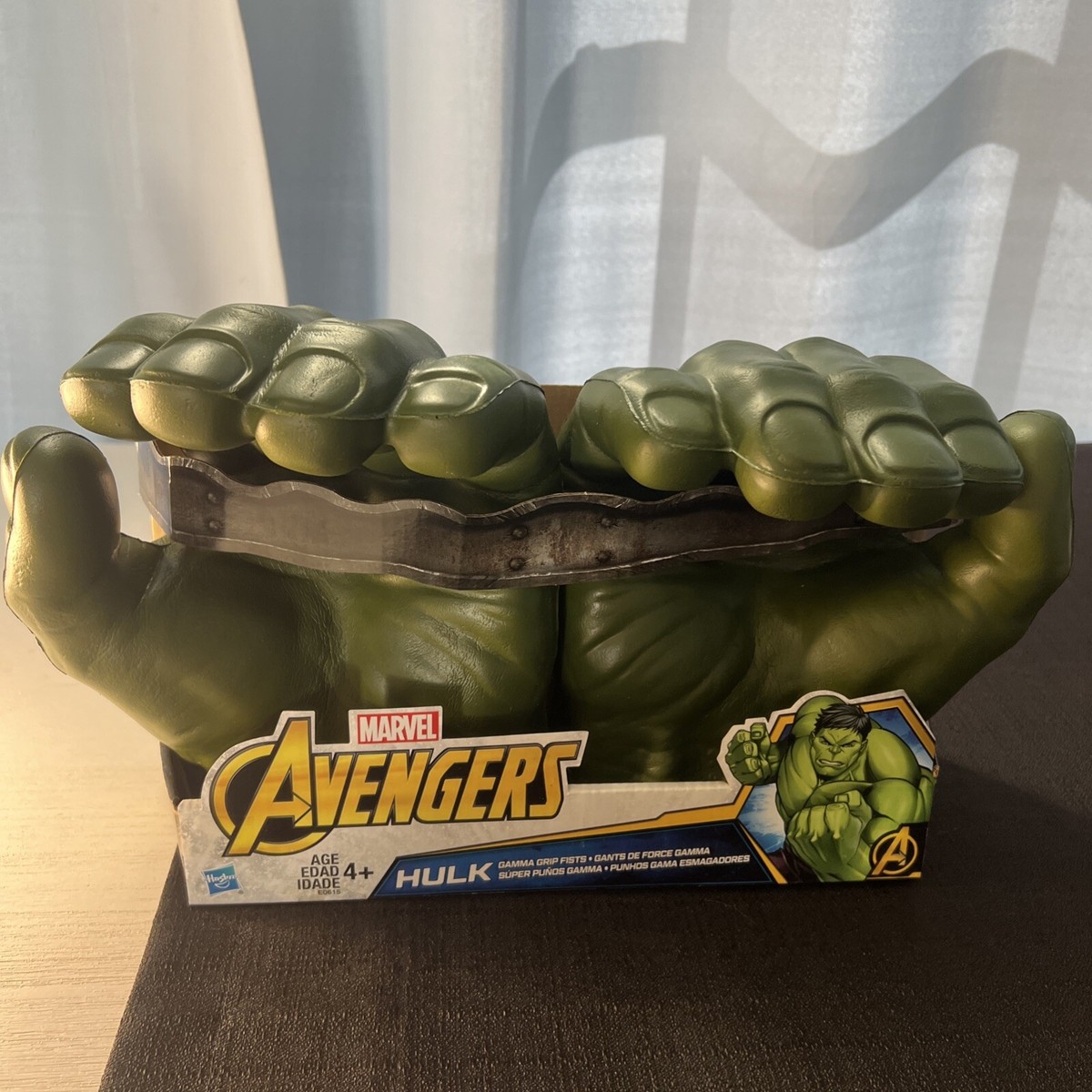 Marvel Avengers Boys Gamma Grip Hulk Toys Fists Green