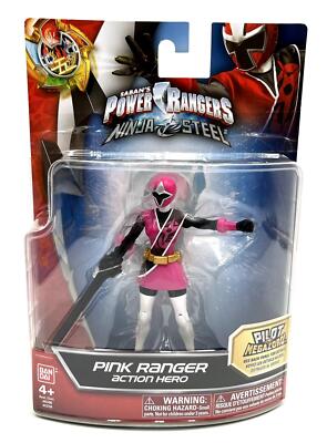 Power Rangers Ninja Steel Pink Ranger Figure 43704 Sarah Thompson