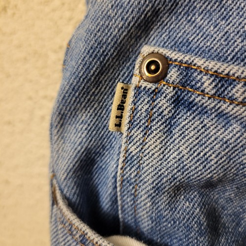 Vtg LL Bean Classic Fit Denim Jeans Men’s 38X32 Blue 100% Cotton 220626 #1525 - Picture 6 of 10