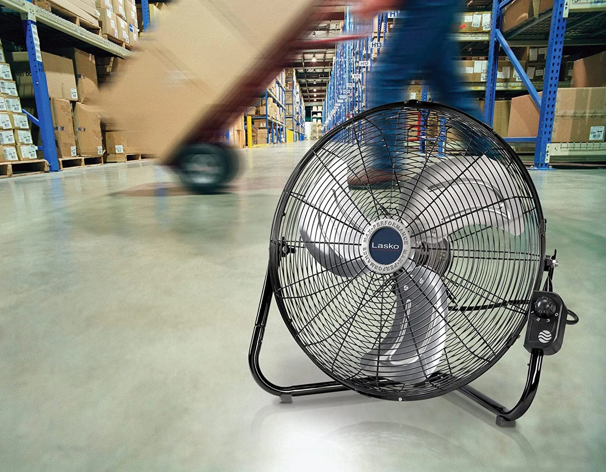 Lasko High Velocity Floor Fan Wall Mount Option, 3 Speeds, Pivoting  20u0026#034; Black | eBay