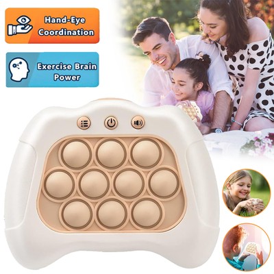 Quick Push Pop Fidget It Spielzeug Bubble Game Controller Elektrisch Sensorspiel