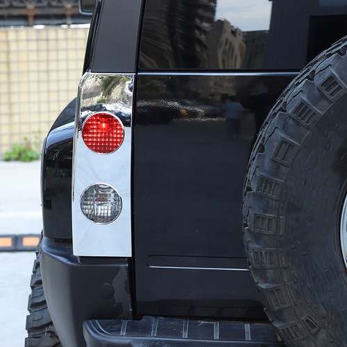 Lámpara cubierta trasera cromada plateada ABS para automóvil para Hummer H3 2005-2009 - Imagen 16 de 20