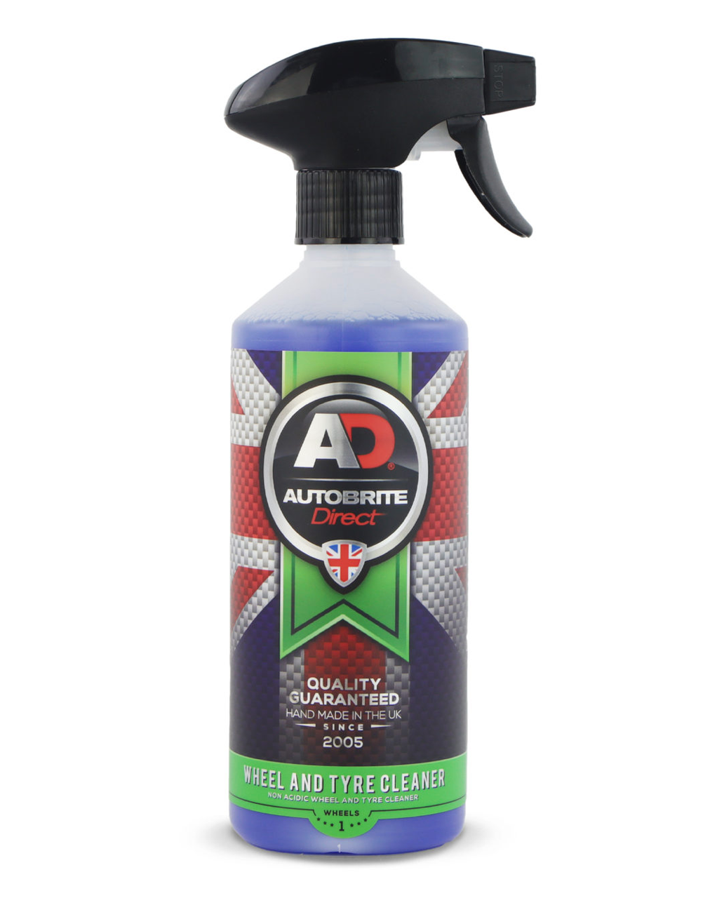 Autobrite Direct - Wheel & Tyre Cleaner, Non Acid Alloy Wheel Spray - 500ml