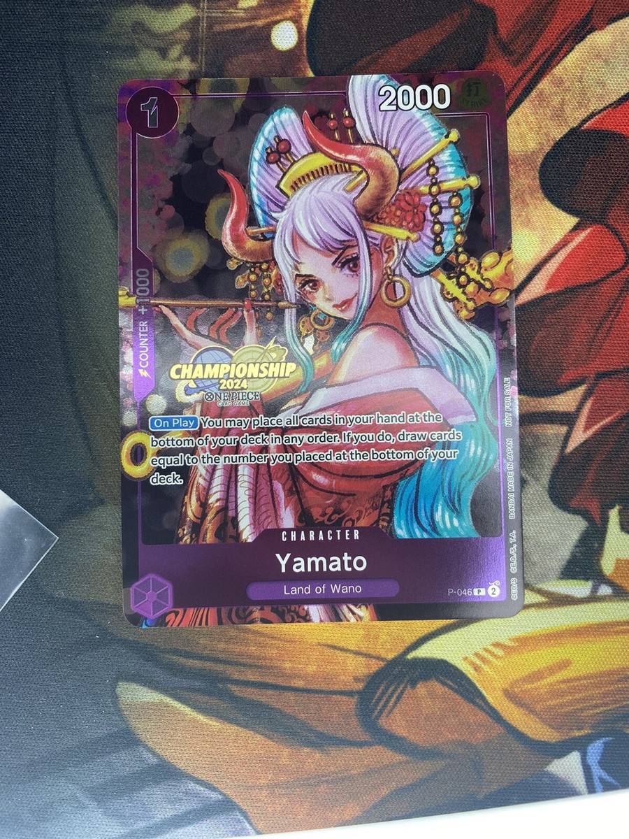 ヤマト Championship 2024 P-046 FOIL 英語 Yamato (Event Pack Vol. 3) P-046 One Piece Tournament Promo